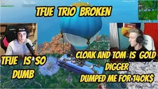 TFUE REVEALS WHY HE LEFT CLOAKZY 72hrs TRIO FORTNITE