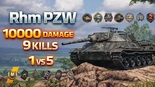 Rhm PZW I Maçta Yok Yok  Adam Halk Kahramanı gibi!! #wot #worldoftanks #танкблиц