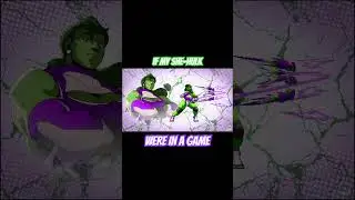 If my version of She-Hulk in a side-scroller :D #digitalart #shehulk