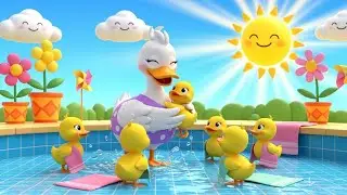 Five Little Ducks Counting Adventure | kids nursery rhymes | Baby Song, Fun Duck Counting 🦆🎵