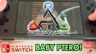 Ark Survival Evolved Baby PTERO! Nintendo Switch lite gmaeplay 4k60
