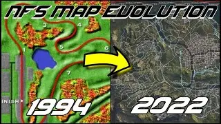 Need For Speed Map Evolution (1994  - 2022)