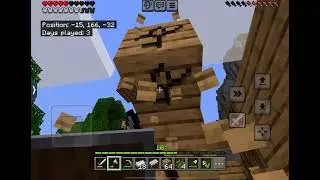 Playing Minecraft once again.