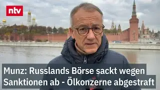 Munz: Russlands B&ouml;rse sackt wegen Sanktionen ab - USA strafen &Ouml;lkonzerne ab