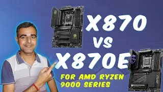 AM5 Chipsets Compared - X870E vs X670E in hindi|x870 vs x870e chipset  for amd ryzen 9000 series cpu
