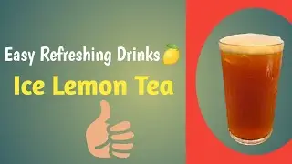 Ice Lemo Tea / easy drinks recipe #youtubeshorts #bartender #icelemontea