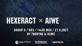 Blitzclick. Hexeract vs Aiwe. Группа D. bo3 by Twaryna & DCMC. HUD by Dudkameister