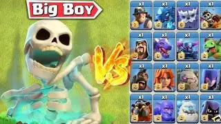 Giant skeleton Vs All Troops | clash of clans