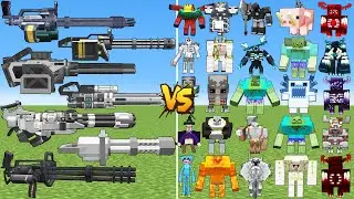 What TaCZ All Minigun Can Defeat The Most Strongest Bosses Mob in Minecraft?