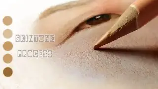 Skintone Process | Brutfuner Colored pencils ✍🏻