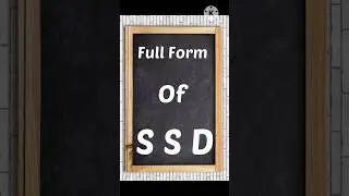 Full Form Of SSD || What is the full Form of SSD #crts #math #ucc #general