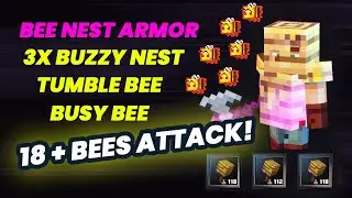 Improved Bees Build Minecraft Dungeons with BEE NEST ARMOR