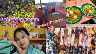 PHONE SE KEINOM TWRASU VIDEO DI LEMNA THADE😮‍💨//HAYENG GI READY OIRE🤗🙏//#manipurivlog 