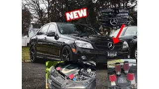 Putting on new intakes + switching OEM grill