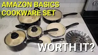 Is The Amazon Basics Ceramic Cookware Set WORTH IT? (Unboxing, Test, & Review)