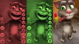 Talking tom cat funny video 