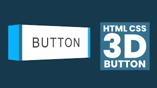 CSS 3D Isometric Button Hover Effects | Html and CSS | Tutorials Design
