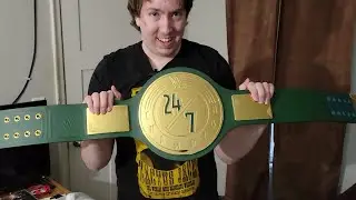 WWE 24/7 CHAMPIONSHIP REPLICA BELT UNBOXING & REACTION