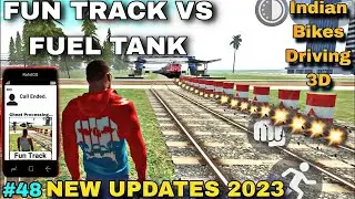 Indian bikes driving 3D fun track vs fuel tank #video #games #vairal 