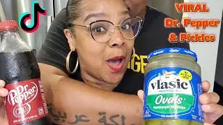 MY BOO & I TRY TIKTOK VIRAL DR PEPPER & PICKLES AND COKE WITH PEANUTS!!
