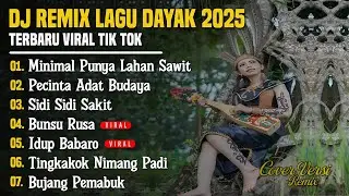 DJ LAGU DAYAK TERBARU 2025 | Viral TikTok | Cover Lagu Dayak Remix | Minimal Punya Lahan Sawit - V 8
