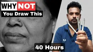 How To Draw Face Cut Realistic Face Skin Easy Drawing Step By Step @FarjanaDrawingAcademy