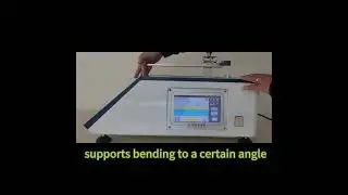 Automatic Fabric Stiffness tester #Fabrictest#materialtest#textiletest#testmachine