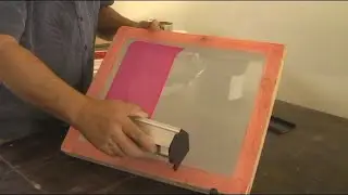 It's easy to burn an image into a silk screen