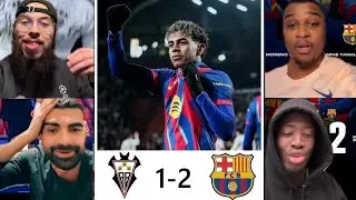 🚨🔥LE BAR&Ccedil;A S&rsquo;IMPOSE 2-1 CONTRE ALBACETE ! 😱 LAMINE YAMAL EN MODE MASTERCLASS XXL 💙❤️ R&Eacute;ACTIONS...