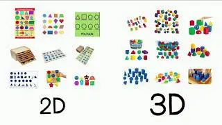 LEARN SHAPES VOCABULARY KIDS GEOMETRY CABINET GEOMETRY SOLDS 2D 3D