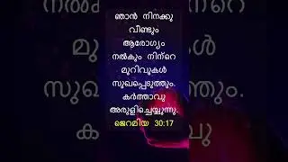 ഞാൻ നിന്നെ സുഖപ്പെടുത്തുന്ന ദൈവം