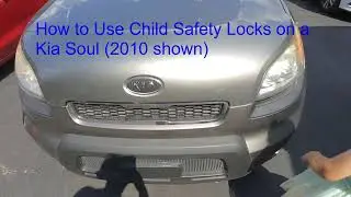 2010 Kia Soul child safety locks