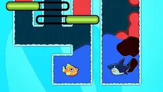 Save The Fish game lv54x // fish rescue // gameplay pull the pin fishdom game Mobile free