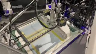 5 COLOR FULLY AUTOMATIC ROTARY INDEX SCREEN PRINTING MACHINE - MODEL NCC - LED CURING