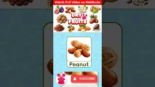 Dry Fruits name ! Learn Dry Fruit Names for Kids 🌰🍇🥜
