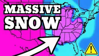 This VERY RARE Winter Storm Bringing HUGE SNOW TOTALS...