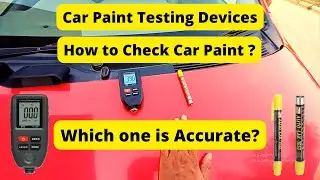 How to Check Car Paint | Car paint testing device | Car paint thickness gauge | Paint tester pen