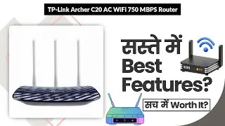 TP-Link Archer C20 AC WiFi 750 MBPS Router Review in Hindi | Features