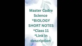 Master cadre science preparation #mastercadre #mastercadrescience #mastercadrebiology