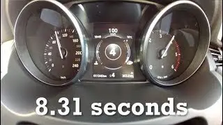 2016 Range Rover Evoque Pure SD4 (132kW/180hp) acceleration with GPS results