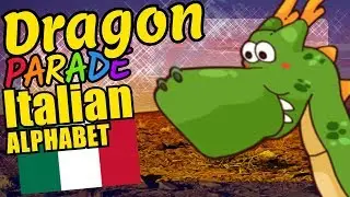 Dragon Teaching the Italian Alphabet Letters Educational Language Video for Kids
