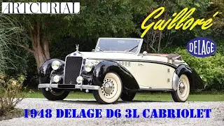 1948 Delage D6 3L Cabriolet Par Guillore, Artcurial -Automobiles sur les Champs,03.12.2020 (ENG SUB)
