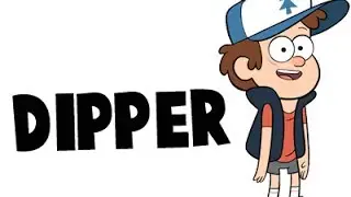 How to Draw Dipper Pines From Gravity Falls