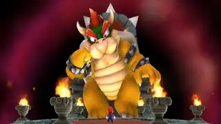 Super Mario Galaxy 2 - Bowser Boss Fight No Damage (Bowser's Lava Lair)