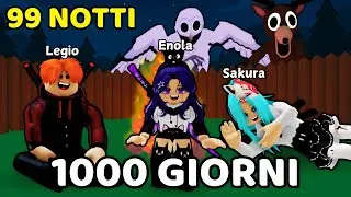 SUPERIAMO I 1000 GIORNI SU 99 NOTTI NELLA FORESTA! - ROBLOX ITA