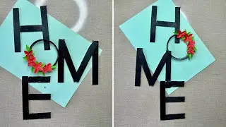 Diy wall hanging home decor with popsicle sticks craft ideas