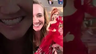 Unboxing my Holiday Barbie unwittingly discovering it would heal a part of childhood…