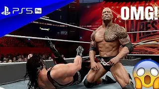 WWE 2K25 &ndash; Kane vs. The Rock &ndash; No Holds Barred Match | PS5 Pro [4K60]