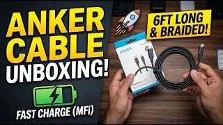 Anker USB-C to Lightning Cable (6ft) | MFi Certified Fast Charging Cable Unboxing & Review!