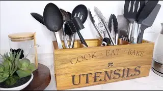See How This Wooden Utensil Holder Changes Everything!